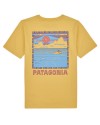 T-shirt enfant garcons Patagonia K'S REGENERATIVE ORGANIC CERTIFIED COTTON GRAPHIC T-SHIRT Jaune