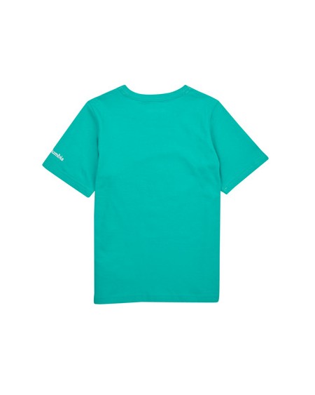 T-shirt enfant garcons Columbia VALLEY CREEK SHORT SLEEVE GRAPHIC SHIRT Bleu
