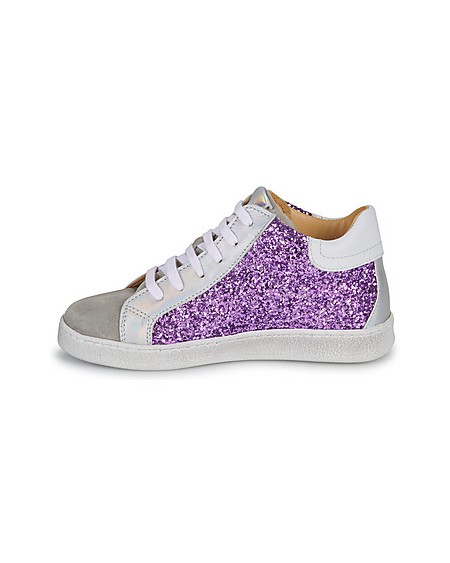 Baskets montantes enfant filles Citrouille et Compagnie MISTELLE Violet